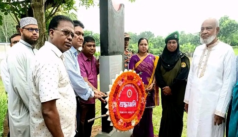 জুলাই গণঅভ্যুত্থান দিবসে মহম্মদপুরে শহীদ আহাদ ও সুমনের স্মৃতিস্তম্ভে শ্রদ্ধাঞ্জলি