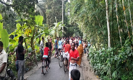 কালিগঞ্জে ট্রাকচাপায় শিশুর মৃত্যু, চালক আটক