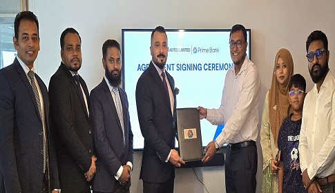প্রাইম ব্যাংক ও ম্যাভেন অটোমোবাইলস’র মধ্যে চুক্তি স্বাক্ষর