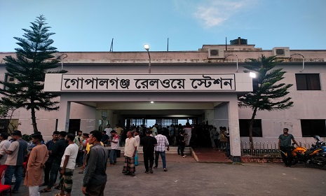 ঢাকা–গোপালগঞ্জ রুটে ট্রেন চলাচল শুরু