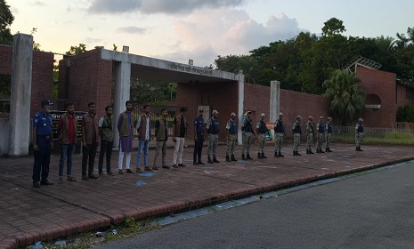 বঙ্গবন্ধুর ৫১ তম শাহাদাত বার্ষিকী ঘিরে গোপালগঞ্জে নিরাপত্তা জোরদার