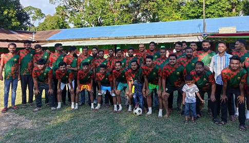 কাপ্তাইয়ে শহীদ জিয়া স্মৃতি অলিম্পিকবার ফুটবল টুর্নামেন্ট চ্যাম্পিয়ন সোনালী অতীত ক্লাব
