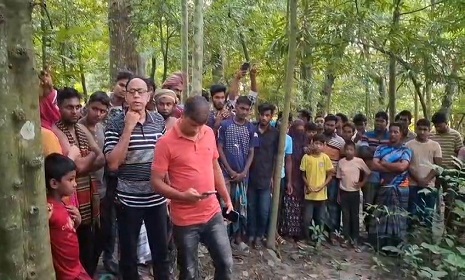 পাংশায় নিখোঁজের একদিন পর দুই সন্তানের জননীর ক্ষত বিক্ষত লাশ উদ্ধার