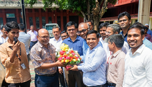 কাপ্তাইয়ে বাংলাদেশ সুইডেন পলিটেকনিক ইনস্টিটিউট পরিদর্শন করলেন কারিগরি সচিব