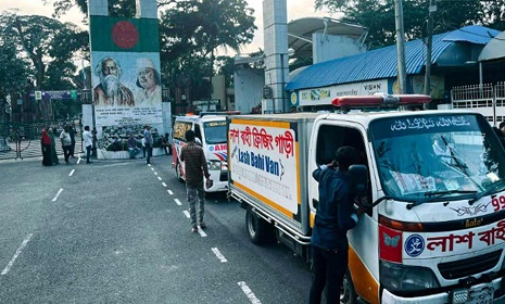 কলকাতায় নিহত ৬ বাংলাদেশির মরদেহ দেশে পৌঁছেছে