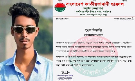 নড়াইলে ইয়াবা সেবনের ভিডিও ভাইরাল, ছাত্রদল নেতা বহিষ্কার