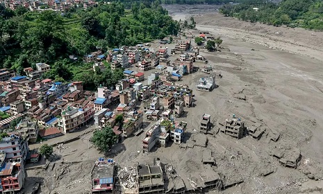 নেপালে বন্যায় নিহতের সংখ্যা বেড়ে ৪৬৯