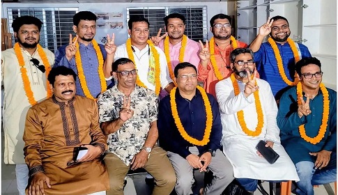 বগুড়া টেলিভিশন রিপোর্টার্স ইউনিটির সভাপতি মোহন, সম্পাদক সুজন