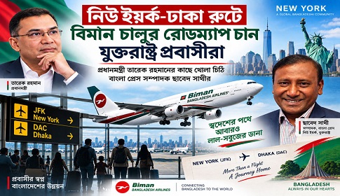 প্রধানমন্ত্রী তারেক রহমানের কাছে বাংলা প্রেস সম্পাদক ছাবেদ সাথীর খোলা চিঠি