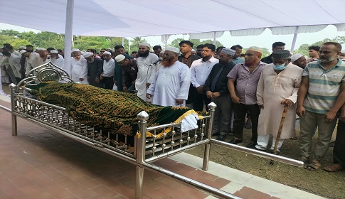 গোপালগঞ্জ জেলা আ. লীগের সভাপতি মাহবুব আলী খানের দাফন সম্পন্ন