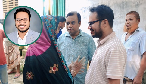 শরিফপুরকে উন্নয়ন ও আধুনিকতায় বদলে দিতে চান যুবনেতা কনক