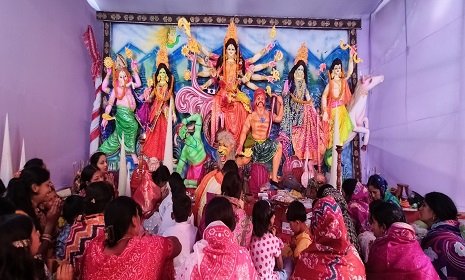 মহম্মদপুরে মহাষ্টমী উদযাপন, ১২৮ মন্দিরে চলছে দুর্গোৎসব