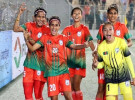 সিঙ্গাপুরকে ৮-০ গোলে বিধ্বস্ত করলো বাংলাদেশের মেয়েরা