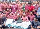 বৃষ্টিতে ভিজে সাতক্ষীরায় কারিগরি শিক্ষার্থীদের সড়ক অবরোধ বিক্ষোভ