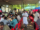 শিক্ষার্থীদের সাথে ঈদ করলেন ভিসি 