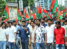 ঢাকায় ছাত্রদলের বিক্ষোভ মিছিল