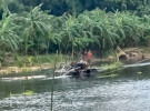 সালথার খারদিয়া কুমার নদে দেদারছে চলছে অবৈধভাবে বালু উত্তোলন