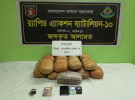 কালুখালীতে ১৯ কেজি গাঁজাসহ দুই ব্যবসায়ী গ্রেফতার