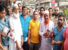 ফরিদপুরে অ্যাডভোকেট সৈয়দ মোদাররেস আলী ইসার সমর্থনে লিফলেট বিতরণ