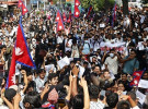 নেপালে অন্তর্বর্তী প্রধানমন্ত্রীর পদত্যাগ দাবিতে আবারও রাস্তায় জেন জি
