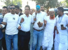 শেখ হাসিনার ফাঁসির রায়ে নগরকান্দায় আনন্দ মিছিল