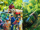 সাজেকে নিয়ন্ত্রণ হারিয়ে পাহাড়ি খাদে বিজিবির গাড়ি, আহত ২