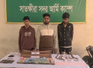 সাতক্ষীরায় ইয়াবা ও দেশীয় অস্ত্রসহ আটক ৩