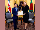 রাষ্ট্রদূত মুশফিকুল ফজল আনসারীর কোস্টারিকায় পরিচয়পত্র পেশ