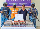 শ্যামনগরে ফেন্সিডিল ও বিয়ারসহ মাদককারবারী আটক