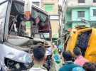 টাঙ্গাইলে বাস-ট্রাকের মুখোমুখি সংঘর্ষে চালক-হেলপার নিহত