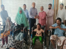 গোপালগঞ্জে ১৭ প্রতিবন্ধী পেল হুইল চেয়ার