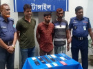টাঙ্গাইলে ৩ ছিনতাইকারী গ্রেফতার, ১৭টি চোরাই মোবাইল উদ্ধার 