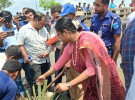 পাংশায় খাল খনন কর্মসূচির স্থান পরিদর্শনে জেলা প্রশাসক 