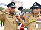 পুলি পদক গ্রহণ করলেন ওসি মাহফুজুর রহমান