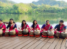 কাপ্তাইয়ে বিটিভি’র নান্দনিক অনুষ্ঠান ধারণ, বদলে যাচ্ছে চেনা গল্প