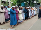কুড়িগ্রামে ঈদুল আজহার ঈদের নামাজ আদায়