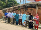 মুঘল আমলের পানাম সেতুর সংস্কার কাজ পরিদর্শন করলো প্রত্নসম্পদ সংরক্ষণ কমিটি