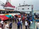 পদ্মায় আবারও বাস ডুবি