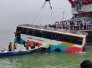 দৌলতদিয়ায় পদ্মায় বাস ডুবির ঘটনায় মামলা, চালকসহ গ্রেফতার ৩ 