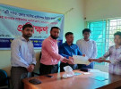 কাপ্তাইয়ে এলএফজি সদস্যদের মাঝে প্রাণিসম্পদ দপ্তরের উপকরণ হস্তান্তর