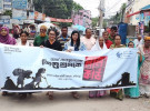 বিশ্ব শিশুশ্রম প্রতিরোধ দিবস উপলক্ষে ফরিদপুরে সনাকের মানববন্ধন ও র‌্যালি