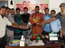 জাতীয় সাংবাদিক সংস্থার কেন্দ্রীয় নেতৃবৃন্দের সঙ্গে ঝালকাঠিতে মতবিনিময় সভা