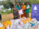 কাপ্তাইয়ে ১০০ দুস্থ পরিবারের পাশে পালবার লিং সেন্টার শিশু সদনের খাদ্যসামগ্রী বিতরণ