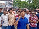 আ.লীগের ‘নৈরাজ্য ও ষড়যন্ত্রের’ প্রতিবাদে ঈশ্বরদীতে বিএনপির বিক্ষোভ মিছিল