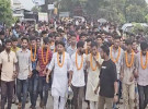 সালথায় নবগঠিত ছাত্রদলের আনন্দ মিছিল