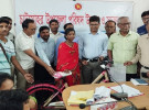 শিক্ষার্থীদের উপবৃত্তি ও বাইসাইকেল বিতরণ