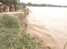 কুড়িগ্রামে নদ নদীর পানি হ্রাস পাওয়ায় শুরু হয়েছে নদী ভাঙন
