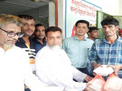 কাপ্তাইয়ে পাহাড় ধসে ক্ষতিগ্রস্তদের পাশে তাঁতী দল নেতা আফসার উদ্দিন
