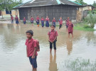 দুই সপ্তাহের টানা বৃষ্টিতে ভয়াবহ জলাবদ্ধতার কবলে  সাতক্ষীরা, জনভোগান্তি চরমে