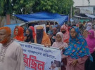 এমপি গাজী নজরুলের শাস্তি ও পদত্যাগ দাবিতে দ্বিতীয় দিনেও উত্তাল শ্যামনগর